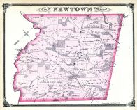 Newton Township, Central Square, Philad Turnpike, West Chester, Delaware County 1875